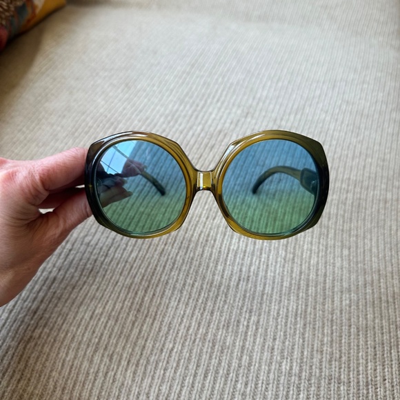 Rare Vintage Round Dior Ombré Sunglasses - Picture 5 of 8